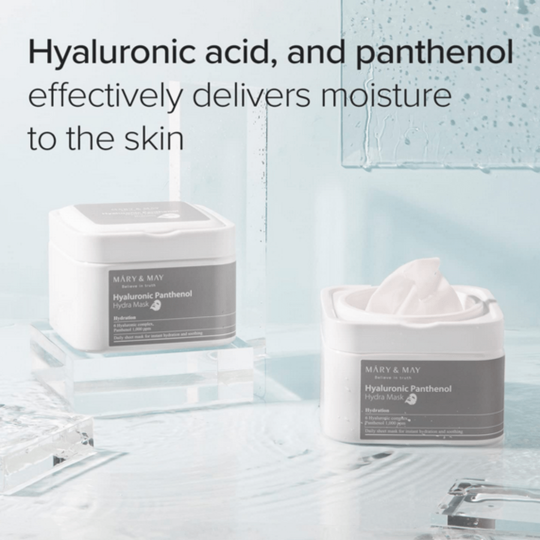 Mary&MayMary & May Hyaluronic Panthenol Hydra Mask 30PcsMood ArabiaIherb
