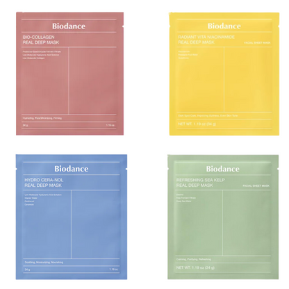 Biodance Real Deep Mask Trail Set 4*34 ml