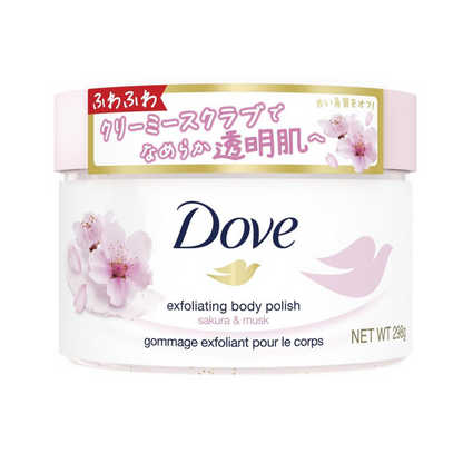 Dove Japan  Exfoliating Body Polish Sakura &amp; Musk 298g