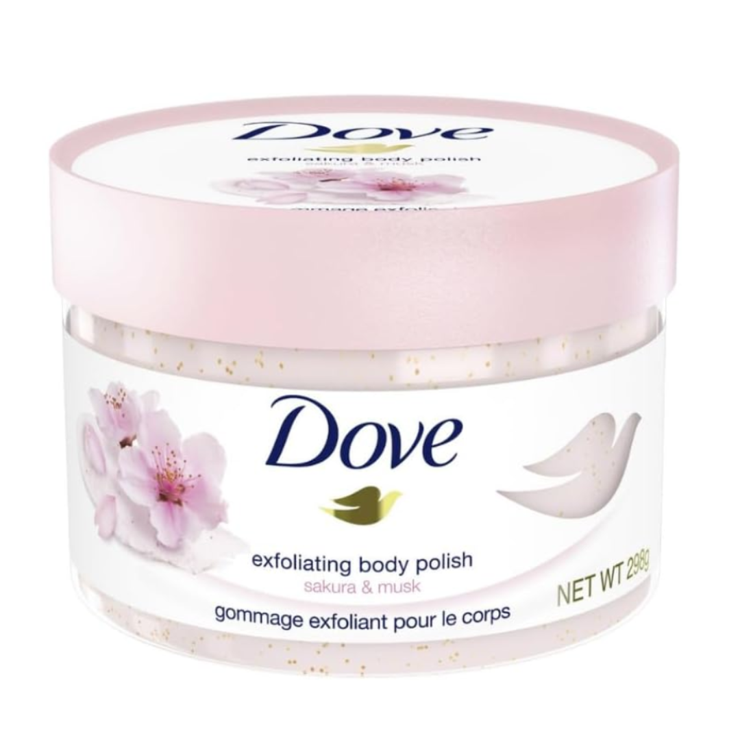 Dove Japan  Exfoliating Body Polish Sakura &amp; Musk 298g