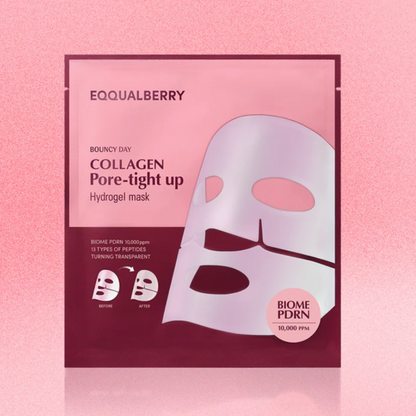EQQUALBERRY Collagen Pore-tight up Hydrogel Mask Set 4*30g