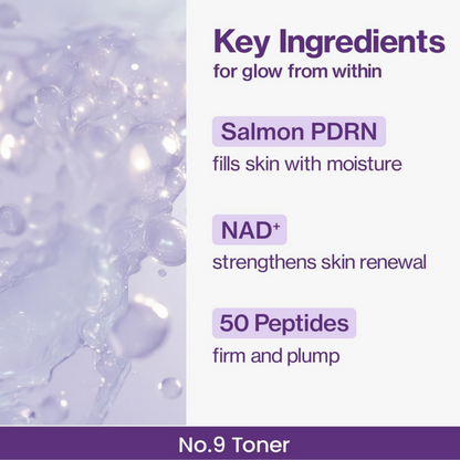 Numbuzin No.9 Toner NAD+ PDRN Glow Boosting Toner 150ml