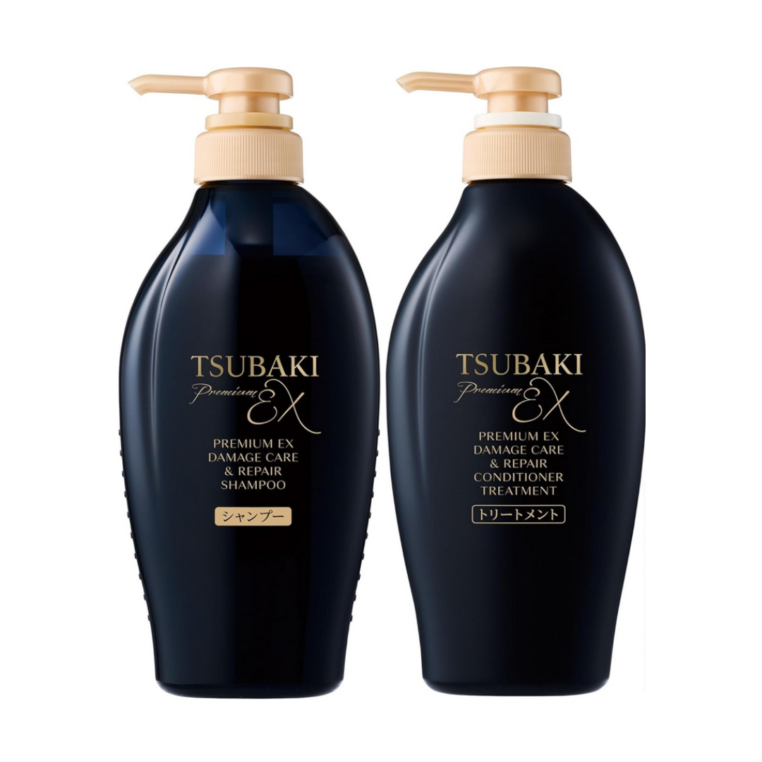 Shiseido Tsubaki Premium EX Damage Care &amp; Repair Shampoo &amp; Conditioner Set 2x400ml