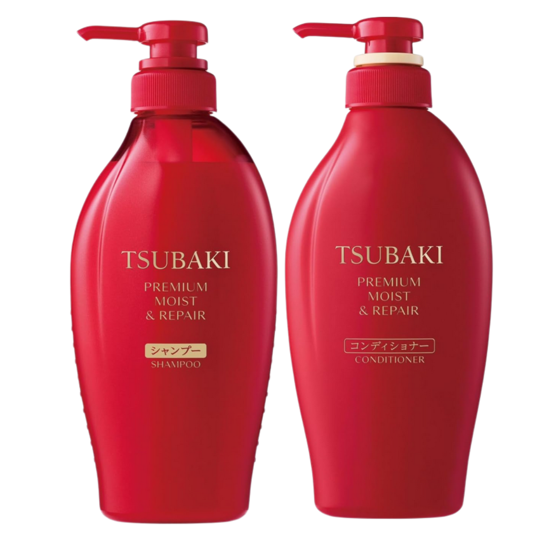 Shiseido Tsubaki Premium Moist &amp; Repair Shampoo &amp; Conditioner Set 2x450ml